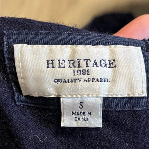 Heritage Black Cardigan with Embroidered Detail - Picture 2 of 2